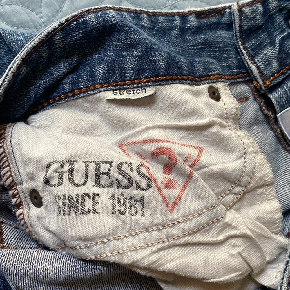 Vintage Guess Jeans Daredevil Skinny Leg size 26 - Picture 8 of 9